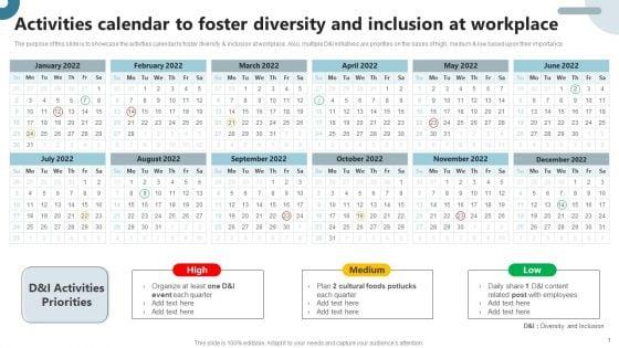 Strategies_To_Deploy_Diversity_In_Workplace_Activities_Calendar_To_Foster_Diversity_And_Inclusion_At_Workplace_Infographics_PDF_Slide_1.jpg