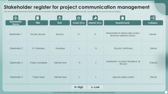 Strategies_To_Enhance_Project_Management_Process_Stakeholder_Register_For_Project_Communication_Management_Infographics_PDF_Slide_1.jpg