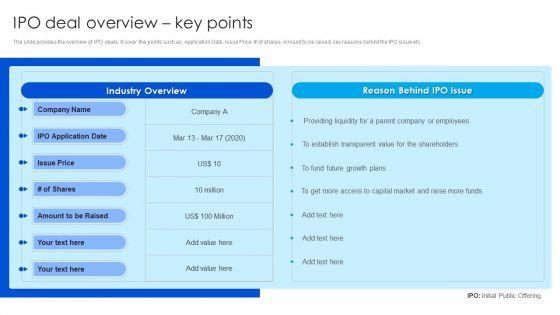 Strategy_To_Raise_Funds_Ipo_Deal_Overview_Key_Points_Infographics_PDF_Slide_1.jpg