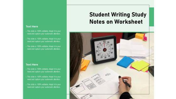 Student_Writing_Study_Notes_On_Worksheet_Ppt_PowerPoint_Presentation_File_Clipart_PDF_Slide_1.jpg