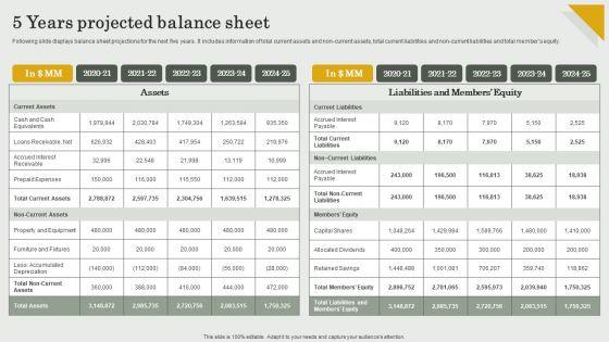 Submission_Of_Project_Viability_Report_For_Bank_Loan_5_Years_Projected_Balance_Sheet_Slides_PDF_Slide_1.jpg