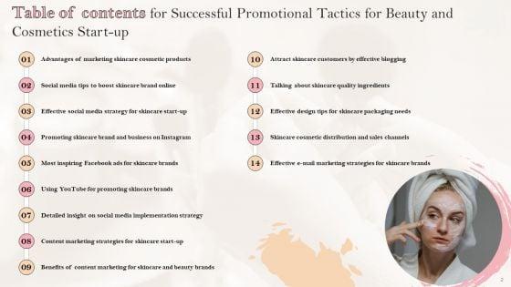 Successful_Promotional_Tactics_For_Beauty_And_Cosmetics_Start_Up_Ppt_PowerPoint_Presentation_Complete_Deck_With_Slides_Slide_2.jpg