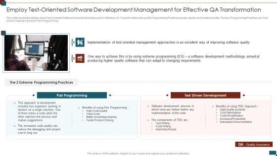 Successful_Quality_Assurance_Transition_Techniques_To_Enhance_Product_Quality_Employ_Test_Oriented_Software_Development_Themes_PDF_Slide_1.jpg