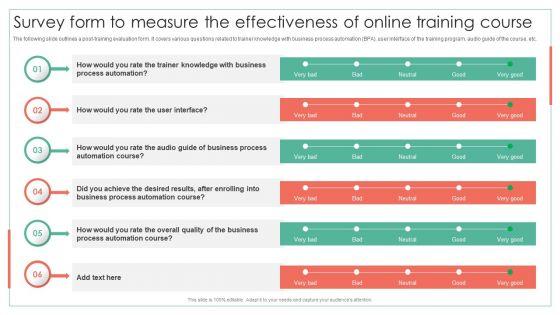 Survey_Form_To_Measure_The_Effectiveness_Of_Online_Training_Course_Achieving_Operational_Efficiency_Information_PDF_Slide_1.jpg