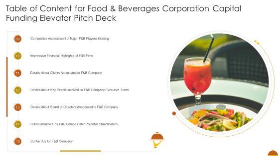 Table_Of_Content_For_Food_And_Beverages_Corporation_Capital_Funding_Elevator_Pitch_Deck_Potential_Brochure_PDF_Slide_1.jpg