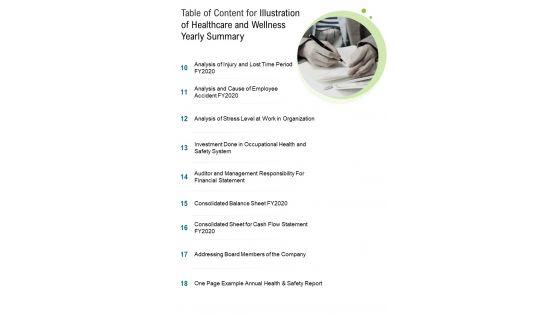 Table_Of_Content_For_Illustration_Of_Healthcare_And_Wellness_Yearly_Summary_One_Pager_Documents_Slide_2.jpg
