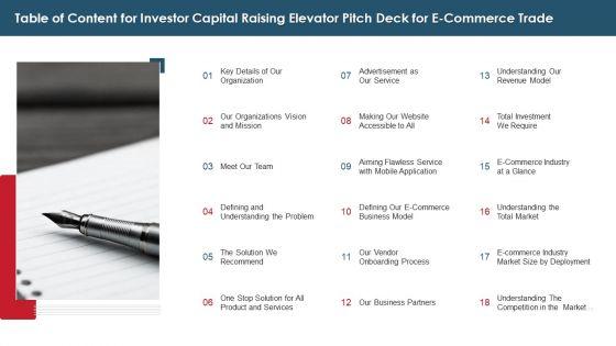 Table_Of_Content_For_Investor_Capital_Raising_Elevator_Pitch_Deck_For_E_Commerce_Trade_Formats_PDF_Slide_1.jpg