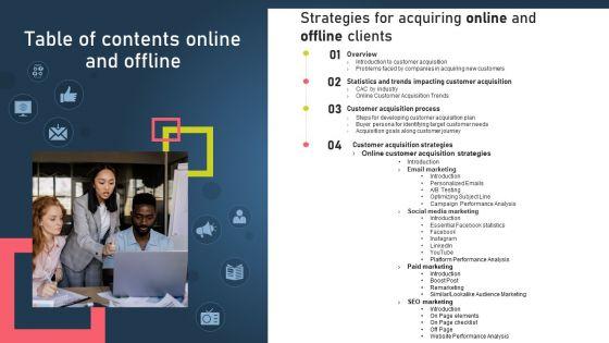 Table_Of_Content_Strategies_For_Acquiring_Online_And_Offline_Clients_Ideas_PDF_Slide_1.jpg