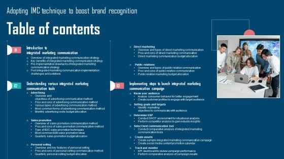 Table_Of_Contents_Adopting_IMC_Technique_To_Boost_Brand_Recognition_Brochure_PDF_Slide_1.jpg