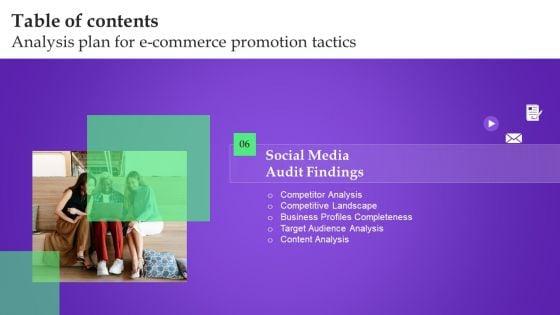 Table_Of_Contents_Analysis_Plan_For_E_Commerce_Promotion_Tactics_Brochure_PDF_Slide_1.jpg