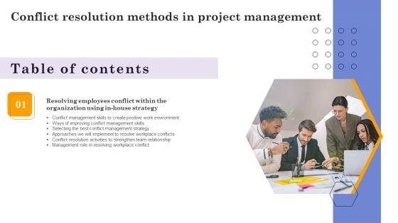 Table_Of_Contents_Conflict_Resolution_Methods_In_Project_Managements_Guidelines_PDF_Slide_1.jpg
