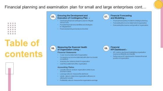 Table_Of_Contents_Financial_Planning_And_Examination_Plan_For_Small_And_Large_Enterprises_Download_PDF_Slide_2.jpg