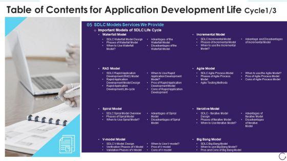 Table_Of_Contents_For_Application_Development_Life_Cycle_Models_Background_PDF_Slide_1.jpg