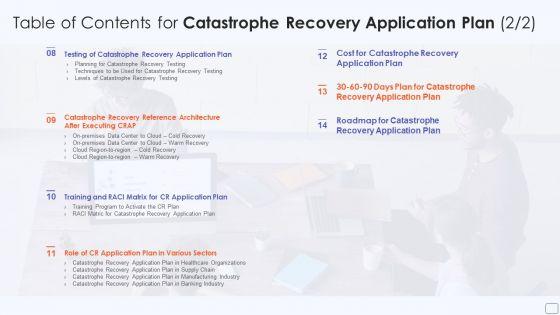 Table_Of_Contents_For_Catastrophe_Recovery_Application_Plan_Slides_PDF_Slide_1.jpg