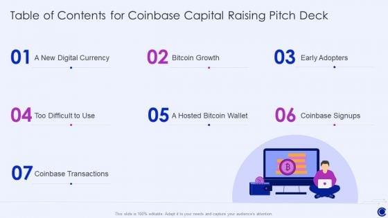 Table_Of_Contents_For_Coinbase_Capital_Raising_Pitch_Deck_Ppt_Gallery_Visual_Aids_PDF_Slide_1.jpg