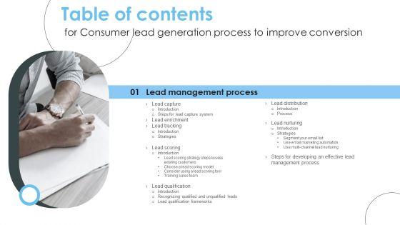 Table_Of_Contents_For_Consumer_Lead_Generation_Process_To_Improve_Conversion_Microsoft_PDF_Slide_1.jpg