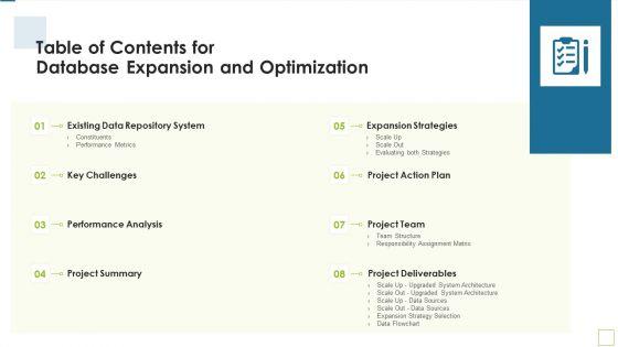 Table_Of_Contents_For_Database_Expansion_And_Optimization_Ppt_Slides_Influencers_Slide_1.jpg