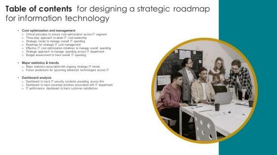 Table_Of_Contents_For_Designing_A_Strategic_Roadmap_For_Information_Technology_Demonstration_PDF_Slide_2.jpg
