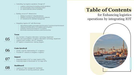 Table_Of_Contents_For_Enhancing_Logistics_Operations_By_Integrating_IOT_Elements_PDF_Slide_2.jpg