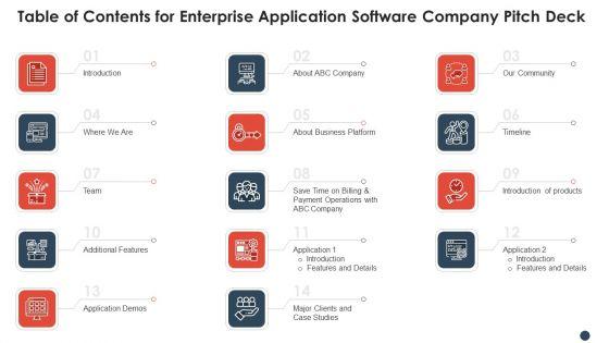 Table_Of_Contents_For_Enterprise_Application_Software_Company_Pitch_Deck_Clipart_PDF_Slide_1.jpg