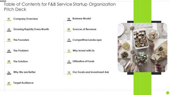 Table_Of_Contents_For_F_And_B_Service_Startup_Organization_Pitch_Deck_Structure_PDF_Slide_1.jpg