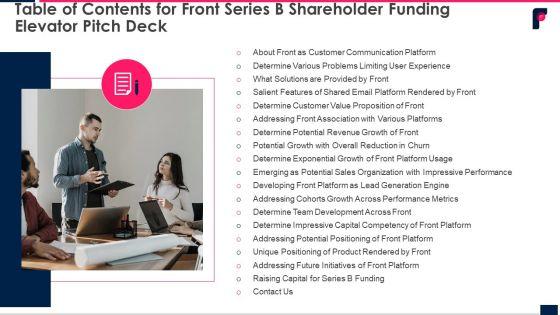 Table_Of_Contents_For_Front_Series_B_Shareholder_Funding_Elevator_Pitch_Deck_Ppt_Examples_PDF_Slide_1.jpg