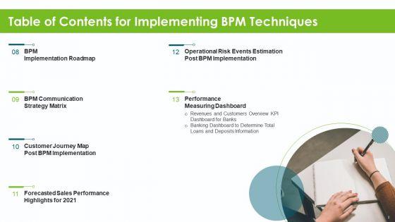 Table_Of_Contents_For_Implementing_BPM_Techniques_Clipart_PDF_Slide_2.jpg