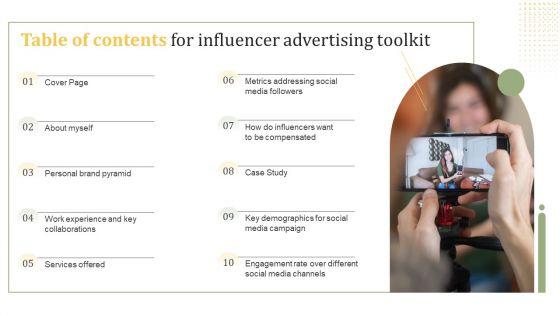 Table_Of_Contents_For_Influencer_Advertising_Toolkit_Background_PDF_Slide_1.jpg