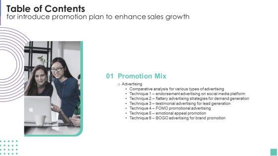 Table_Of_Contents_For_Introduce_Promotion_Plan_To_Enhance_Sales_Growth_Slide_Summary_PDF_Slide_1.jpg