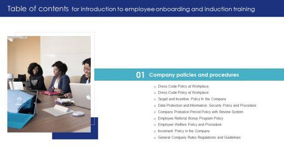Table_Of_Contents_For_Introduction_To_Employee_Onboarding_And_Induction_Training_System_Icons_PDF_Slide_1.jpg