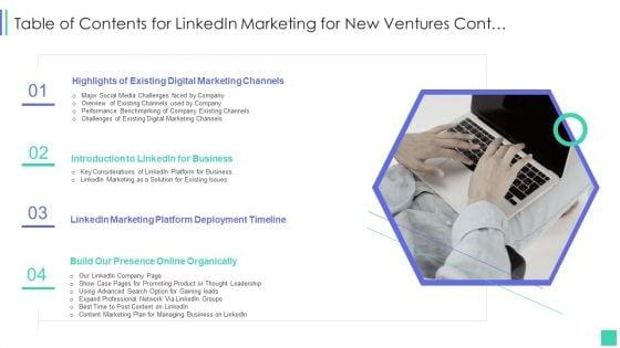 Table_Of_Contents_For_Linkedin_Marketing_For_New_Ventures_Cont_Background_PDF_Slide_1.jpg
