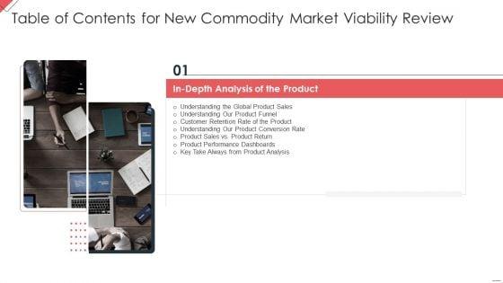 Table_Of_Contents_For_New_Commodity_Market_Viability_Review_Slide_Ideas_PDF_Slide_1.jpg