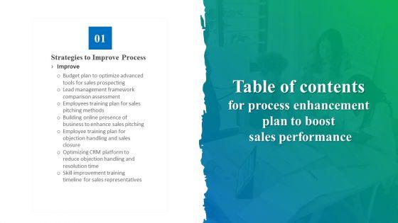 Table_Of_Contents_For_Process_Enhancement_Plan_To_Boost_Sales_Performance_Sales_Brochure_PDF_Slide_1.jpg