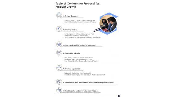 Table_Of_Contents_For_Proposal_For_Product_Growth_One_Pager_Sample_Example_Document_Slide_1.jpg