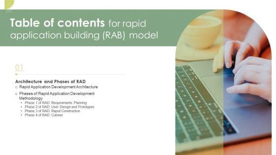 Table_Of_Contents_For_Rapid_Application_Building_RAB_Model_Slide_Information_PDF_Slide_1.jpg