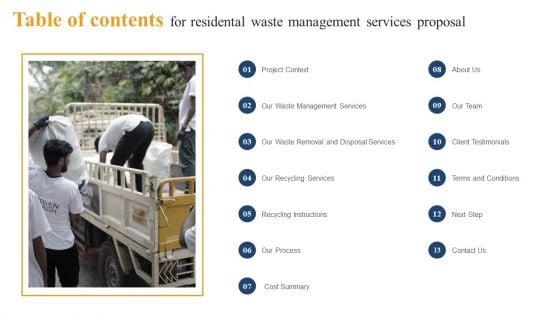 Table_Of_Contents_For_Residental_Waste_Management_Services_Proposal_Elements_PDF_Slide_1.jpg