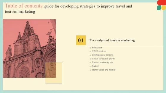Table_Of_Contents_Guide_Developing_Strategies_To_Improve_Travel_Tourism_Marketing_Goals_Icons_PDF_Slide_1.jpg