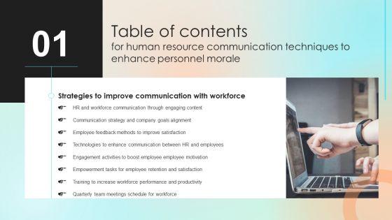 Table_Of_Contents_Human_Resource_Communication_Techniques_To_Enhance_Personnel_Morale_Goals_Icons_PDF_Slide_1.jpg