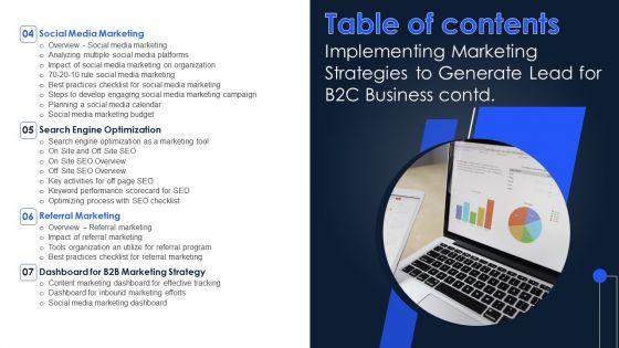Table_Of_Contents_Implementing_Marketing_Strategies_To_Generate_Lead_For_B2C_Business_Mockup_PDF_Slide_2.jpg