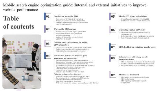 Table_Of_Contents_Mobile_Search_Engine_Optimization_Guide_Internal_External_Initiatives_Improve_Website_Performance_Diagrams_PDF_Slide_1.jpg