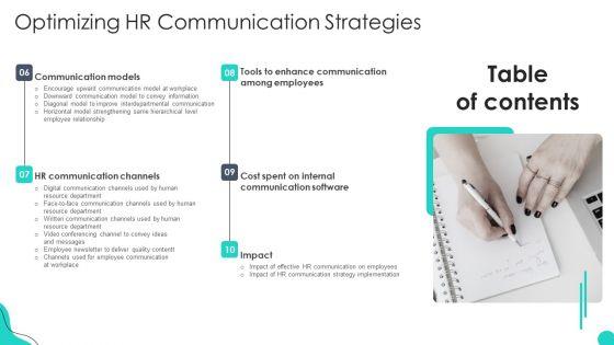 Table_Of_Contents_Optimizing_HR_Communication_Strategies_Pictures_PDF_Slide_2.jpg