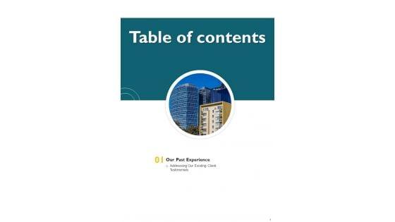 Table_Of_Contents_Proposal_For_Renting_Office_Building_One_Pager_Sample_Example_Document_Slide_1.jpg