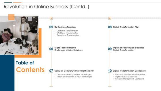 Table_Of_Contents_Revolution_In_Online_Business_Wd_Ppt_PowerPoint_Presentation_Gallery_Show_PDF_Slide_2.jpg