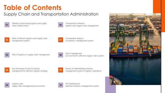 Table_Of_Contents_Supply_Chain_And_Transportation_Administration_Information_PDF_Slide_1.jpg