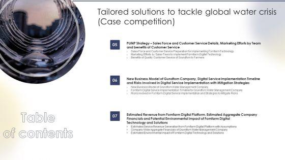Table_Of_Contents_Tailored_Solutions_To_Tackle_Global_Water_Crisis_Case_Competition_Pictures_PDF_Slide_2.jpg