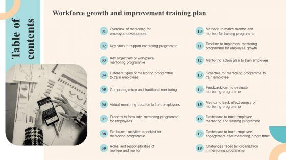 Table_Of_Contents_Workforce_Growth_And_Improvement_Training_Plan_Topics_PDF_Slide_1.jpg