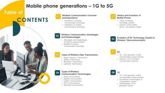 Table_Of_Contnets_Mobile_Phone_Generations_1G_To_5G_Ppt_Styles_Graphic_Tips_PDF_Slide_1.jpg