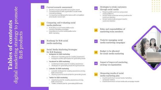 Tables_Of_Contents_Digital_Marketing_Strategy_To_Promote_B2B_Products_Rules_PDF_Slide_1.jpg