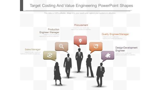 Target Costing And Value Engineering Powerpoint Shapes Target Costing And Value Engineering Powerpoint Shapes