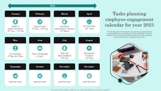 Tasks_Planning_Employee_Engagement_Calendar_For_Year_2023_Graphics_PDF_Slide_1.jpg